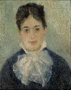 Pierre Auguste Renoir Lady Smiling oil on canvas